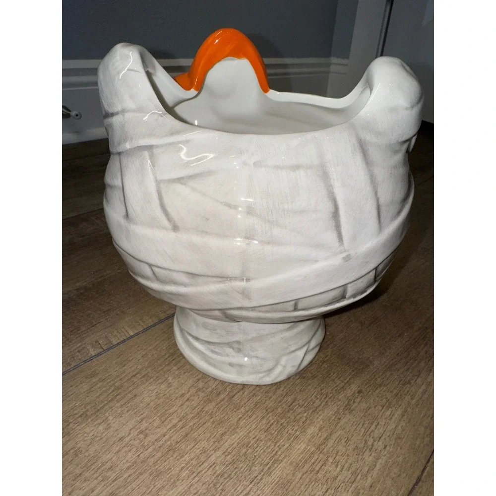 Hello Kitty Mummy Halloween Blue Sky Clayworks Decor cnady bowl